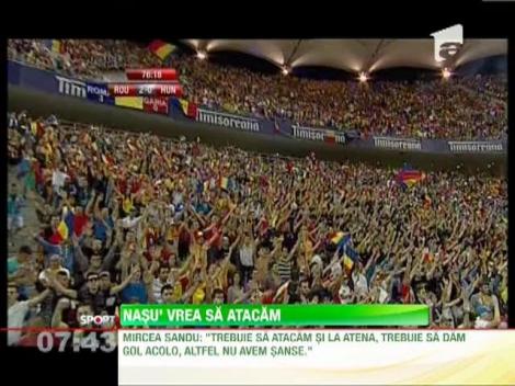 Nasul Sandu vrea o nationala ofensiva in barajul cu Grecia