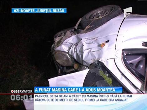 Un paznic de 34 de ani a furat masina care i-a adus moartea