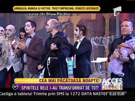 Vampiri, varcolaci si vrajitoare! "Pacatosii" au facut spectacol in noaptea de Halloween! 