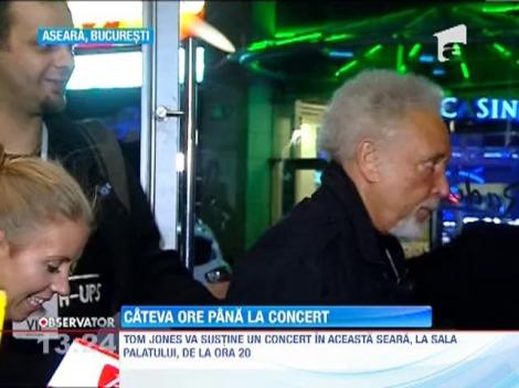 Cateva ore pana la concertul lui Tom Jones