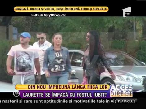 Adio, dar raman cu tine! Laurette a petrecut o dupa-amiaza in parc cu fostul iubit