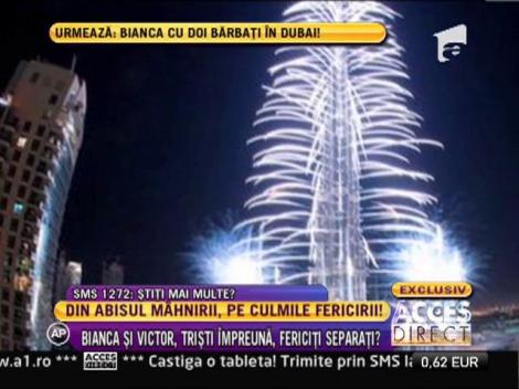 Cum s-a distrat Bianca, fara Victor, la Dubai