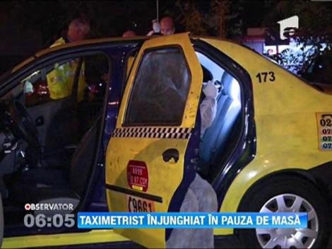 Un taximetrist din Capitala a fost injunghiat in spate pentru ca a refuzat o cursa