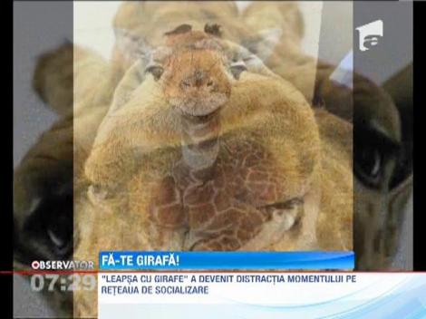 Noua gaselnita, marca Facebook: De la girafa "GINA", citire: Gresesti, iti schimbi poza de profil cu una in care este o girafa