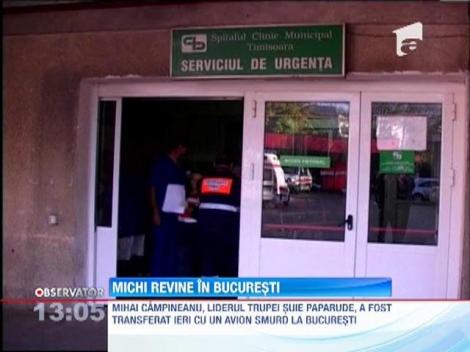 Mihai Campineanu, liderul trupei Suie Paparude, a fost transferat la Bucuresti