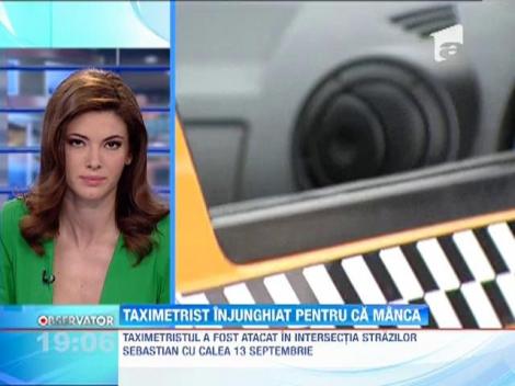 UPDATE/ Un taximetrist din Capitala a fost injunghiat in spate pentru ca a refuzat o cursa