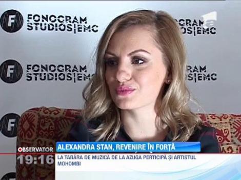 Alexandra Stan este in cautare de noi hituri: artista colaboreaza cu celebrul Mohombi