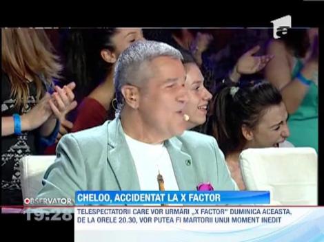 Cheloo si-a luxat mana la "X Factor"