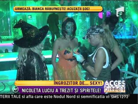 Nicoleta Luciu este sexy chiar si costumata in dovleac