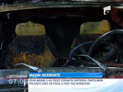 Doua masini s-au facut scrum, intr-un cartier din Capitala