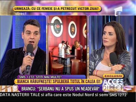 Serban Huidu, cuvinte dure despre Bianca Slav