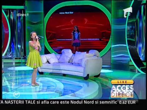 Oana Tabultoc, micuta rusoaica, canta live Acces Direct