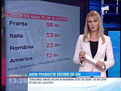 Romania, printre marile state producatoare de vin