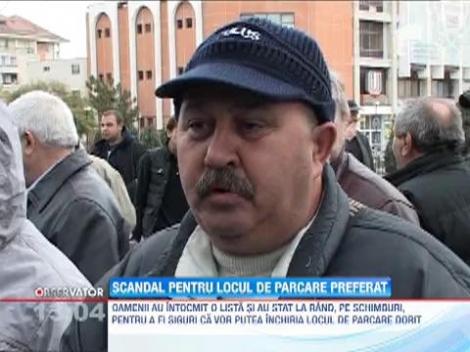 Scandal pentru locul de parcare preferat
