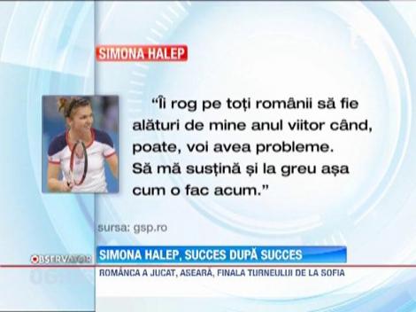 Simona Halep a castigat finala de la Turneul Campioanelor