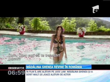 Madalina Ghenea se intoarce in Romania sa isi promoveze noul film, "Dom Hemingway"