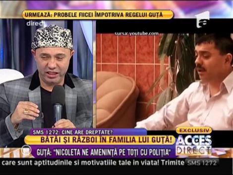 Nicolae Guta: "Fiica mea m-a dat pe mana Politiei"