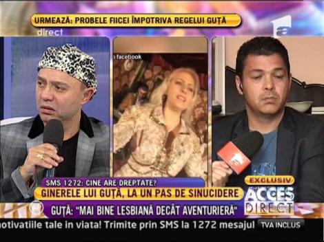 Sotul fiicei lui Nicolae Guta: "Sotia mi-a zis ca nu-i plac barbatii"