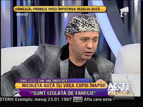 Nicoleta Guta: "Nu mi-am abandonat copiii"