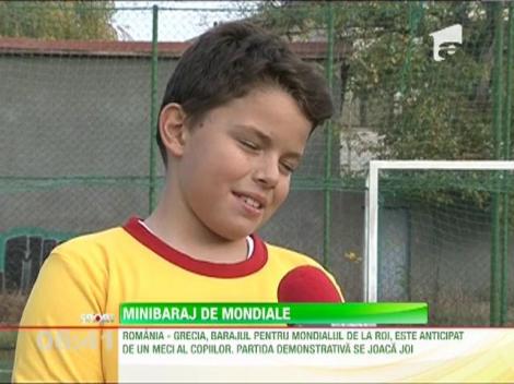 Fiul lui Trica impotriva micilor greci, in partida demonstrativa dintre cele doua nationale