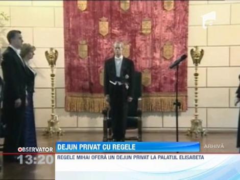 Regele Mihai ofera un dejun privat la Palatul Elisabeta