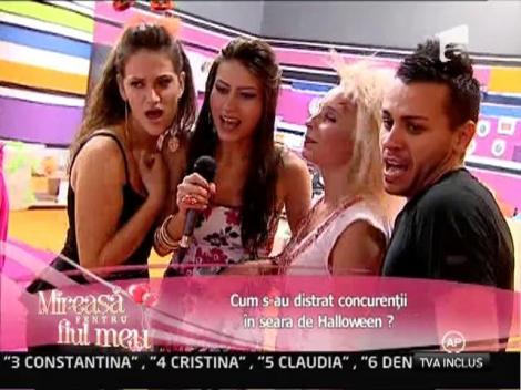 De Halloween, concurentii au facut o petrecere de groaza!