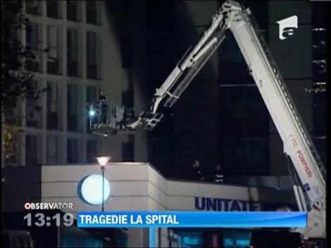 Un pacient de 92 de ani s-a prabusit de la etajul 10, pe terasa Spitalului Universitar din Bucuresti