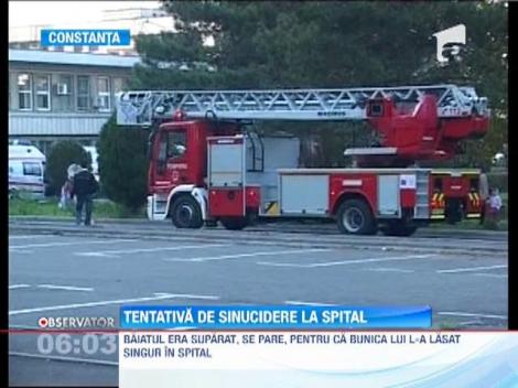 Un copil de 13 ani a incercat sa se sinucida la Spitalul Judetean din Constanta