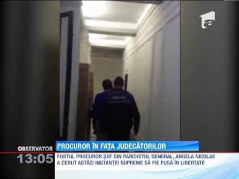 Fostul procuror Angela Nicolae a cerut instantei supreme sa fie pusa in libertate