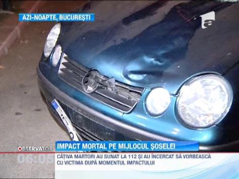 Bucuresti: O femeie de 49 de ani a fost spulberata de o masina, dupa ce a travsersat printr-un loc nepremis