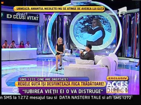 Nicolae Guta: "Nicoleta are probleme cu banii"
