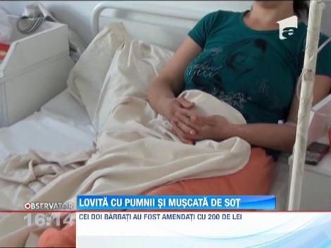 Muscata si batuta de propriul sot