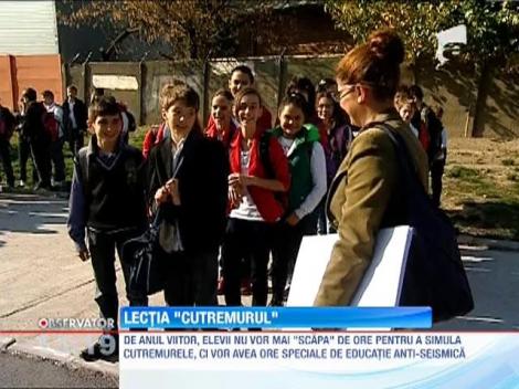 "Proba seismica" in scoli