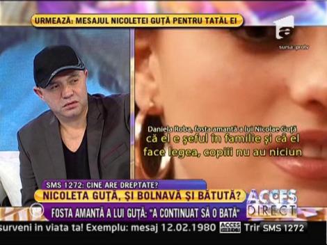 Fosta amanta a lui Guta: "A spart usa cu ea"