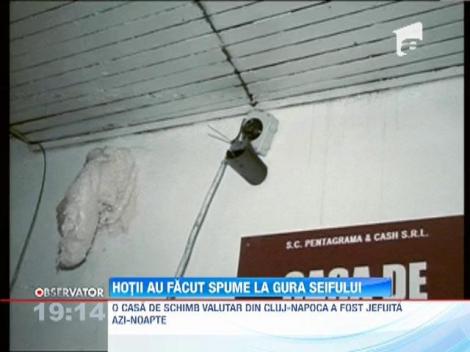 Jaf ca in filme, la o casa de schimb valutar din Cluj
