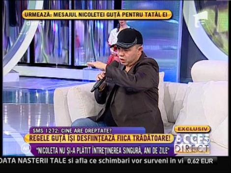 Nicolae Guta isi desfiinteaza fiica tradatoare!