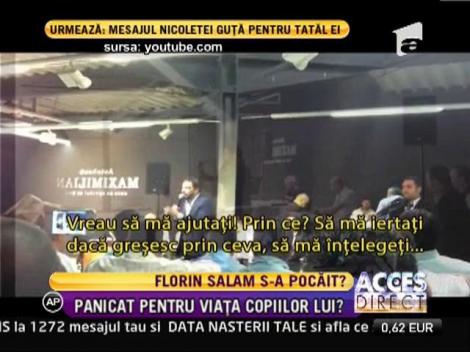 Copiii lui Florin Salam, amenintati cu moartea!