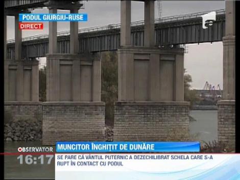 Tragedie pe Podul Prieteniei! Un muncitor a cazut si a disparut in Dunare