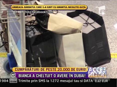 Bianca Slav a cheltuit 20.000 de euro in Dubai!