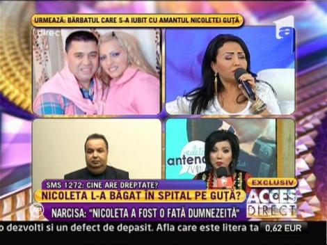 Narcisa: "Mă bucur dacă Nicoleta e fericită"