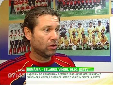 Nationala de juniori U16 a Romaniei disputa doua meciuri amicale cu Belarus