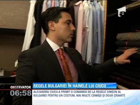 Alexandru Ciucu a primit o comanda pentru un costum de la regele Bulgariei