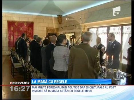 Palatul Elisabeta: Victor Ponta, la masă cu Regele Mihai