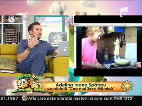 Adelina, candidată la ”Cea mai sexy mămică”, nu ”vinde” gogoși. Ea le prepară!