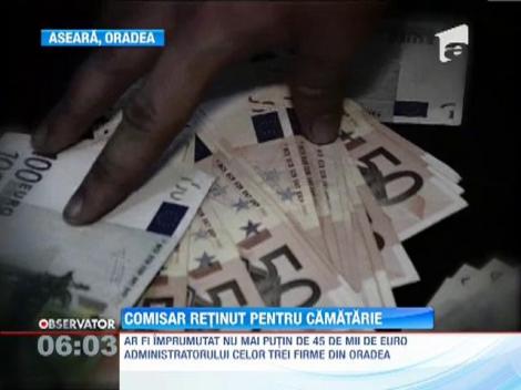 Adjunctul sefului Politiei Judetene Bihor, Ioan Brandas, retinut pentru luare de mita si camatarie