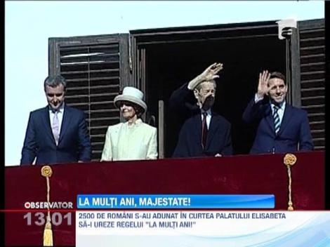 Regele Mihai sărbătorit de 2500 de oameni la Palatul Elisabeta