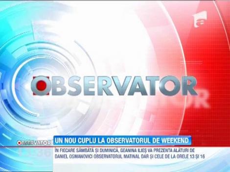 Geanina Ilieş va prezenta Observatorul matinal alaturi Daniel Osmanovici