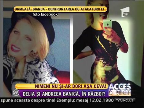 Andreea Bănică si Delia Matache, in razboi?