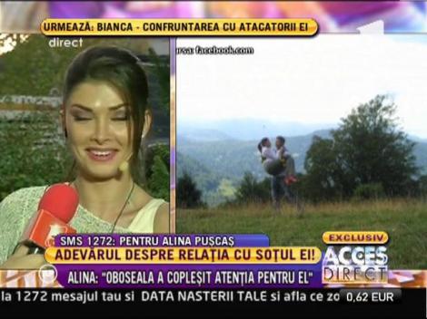 Alina Puşcaş: "Nu voi divorta"