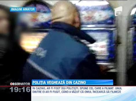 Un poliţist de la Secţia 3 Craiova a fost filmat la „păcănele“